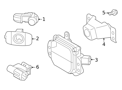 Parking Aid for 2023 Toyota Venza #0
