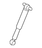 12474903 - Suspension: Shock for Chevrolet: C1500, C2500, C3500, C3500HD, K1500 Pickup, K2500 Pickup, K3500 Pickup, S10, S10 Blazer, Tahoe | GMC: C1500 Pickup, C2500 Pickup, C3500 Pickup, C3500HD, Jimmy, K1500 Pickup, K2500 Pickup, K3500 Pickup, S15, Sonoma, Syclone, Typhoon, Yukon | Oldsmobile: Bravada Image