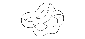 15592586 - : Part# 15592586 Rear Passenger Side Spring Anchor Plate for Cadillac: Escalade | Chevrolet: Blazer, C1500, K1500 Pickup, Suburban C1500, Suburban K1500, Tahoe | GMC: C1500 Pickup, K1500 Pickup, Suburban C1500, Suburban K1500, Yukon Image