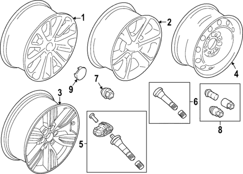 Wheels for 2024 Ford Expedition #0