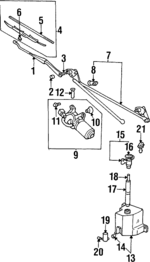 9835134000 - : Blade Assembly Refill for Hyundai: Accent, Sonata Image