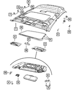 5023677AA - : Spacer, Assist Handle, Front And Rear for Mopar Image
