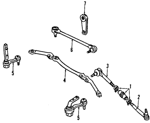 Steering Gear & Linkage for 1994 GMC Safari #0