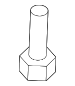 865793K000 - Body: Bumper Cover Screw for Hyundai Image