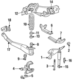 E3TZ3A360A - Suspension: Radius Arm for Ford: Bronco II, Ranger Image