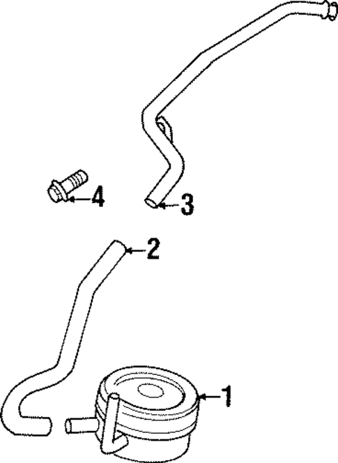Oil Cooler for 1994 Ford Probe #0