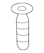 814563S000 - Body: Striker Screw for Kia: Cadenza, Carnival, EV6, EV9, Forte, Forte Koup, K4, K5, K900, Niro, Niro EV, Optima, Rio, Sedona, Seltos, Sorento, Soul, Soul EV, Sportage, Stinger, Telluride Image