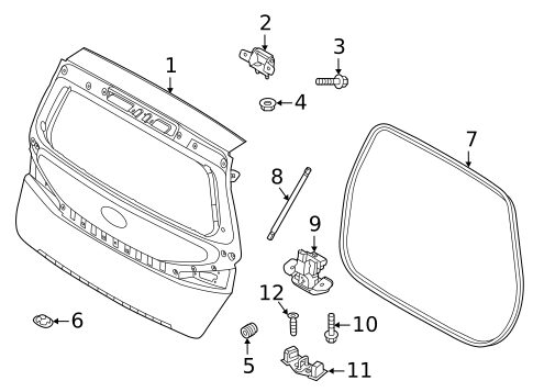 Liftgate for 2024 Kia Soul #0