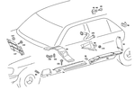 9901392 - Electrical System: Rivet for Mercedes-Benz Image