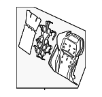 7406350060 - Body: Seat Back Pad for Lexus: LS500, LS500h Image