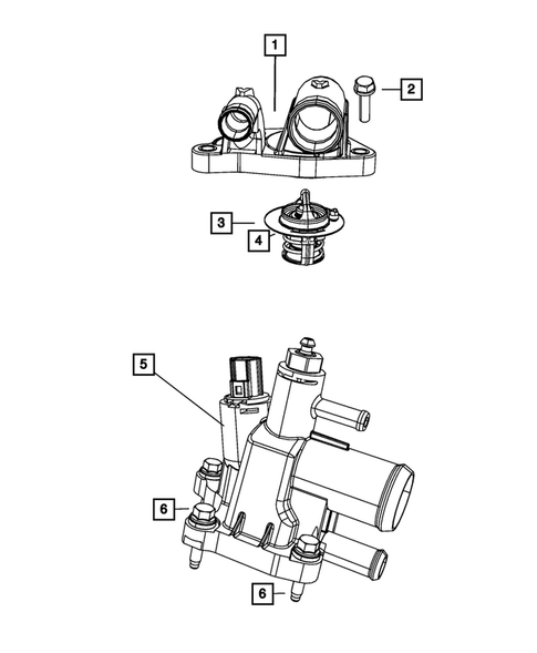 Water Pump and Related Parts for 2008 Chrysler Sebring #0