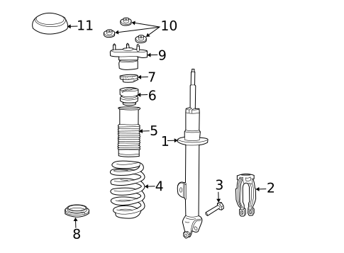 Struts & Components for 2005 Chrysler 300 #0