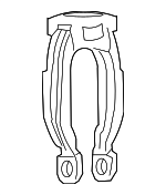 4782970AB - Suspension: Yoke for Chrysler: 300 | Dodge: Charger, Magnum Image