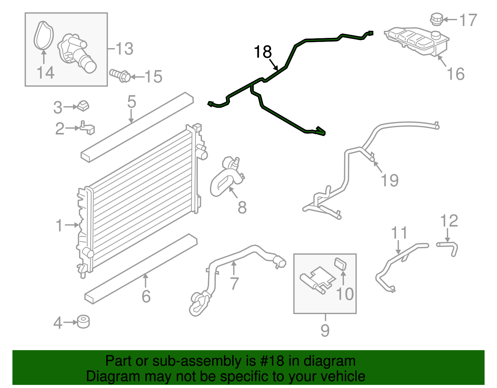 Coco ページ 2017-2019 Ford Escape Overflow Hose gv6z8b081c | TascaParts.com