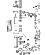 68068615AB - Front Suspension &amp; Drive: Control Arm for Mopar Image