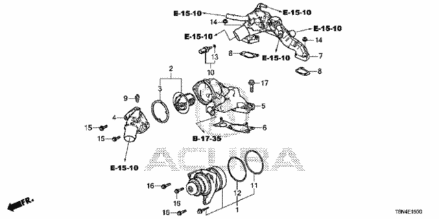 Water Pump for 2019 Acura NSX #0