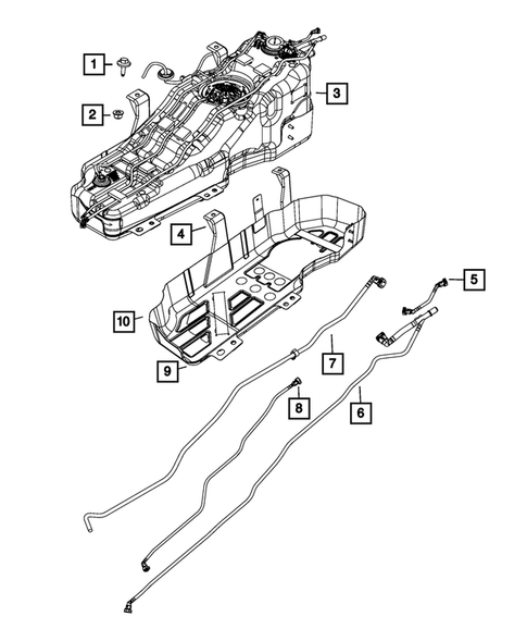 Fuel Tank for 2011 Jeep Liberty #0