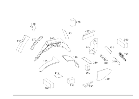 Rear Pillar and Trunk Damping for 2018 Mercedes-Benz GLE63 AMG S #0