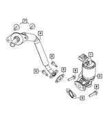 4861672AB - Emission Controls: Egr Tube for Mopar Image