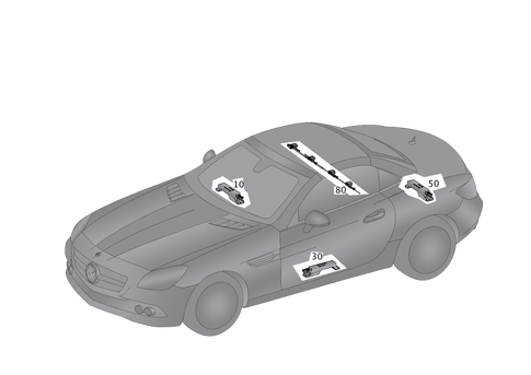 KEYLESS GO&reg; for 2016 Mercedes-Benz SLK350 #0