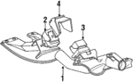 MB436832 - Engine: Front Mount for Mitsubishi: Van Image image