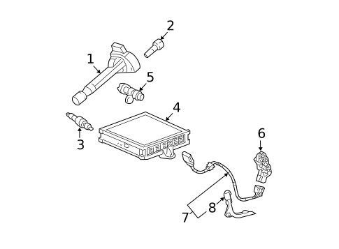 Powertrain Control for 2004 Acura TL #1