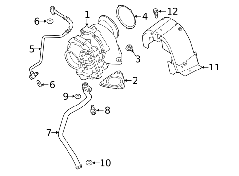 Turbocharger, Supercharger & Ram Air for 2019 Land Rover Range Rover Velar #0