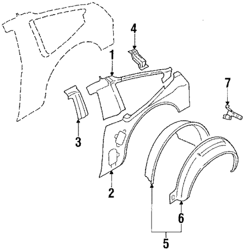 Inner Structure & Rails for 1989 Nissan 240SX #0