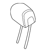 16797080017G26 - Body: Headrest, Center for Mercedes-Benz Image