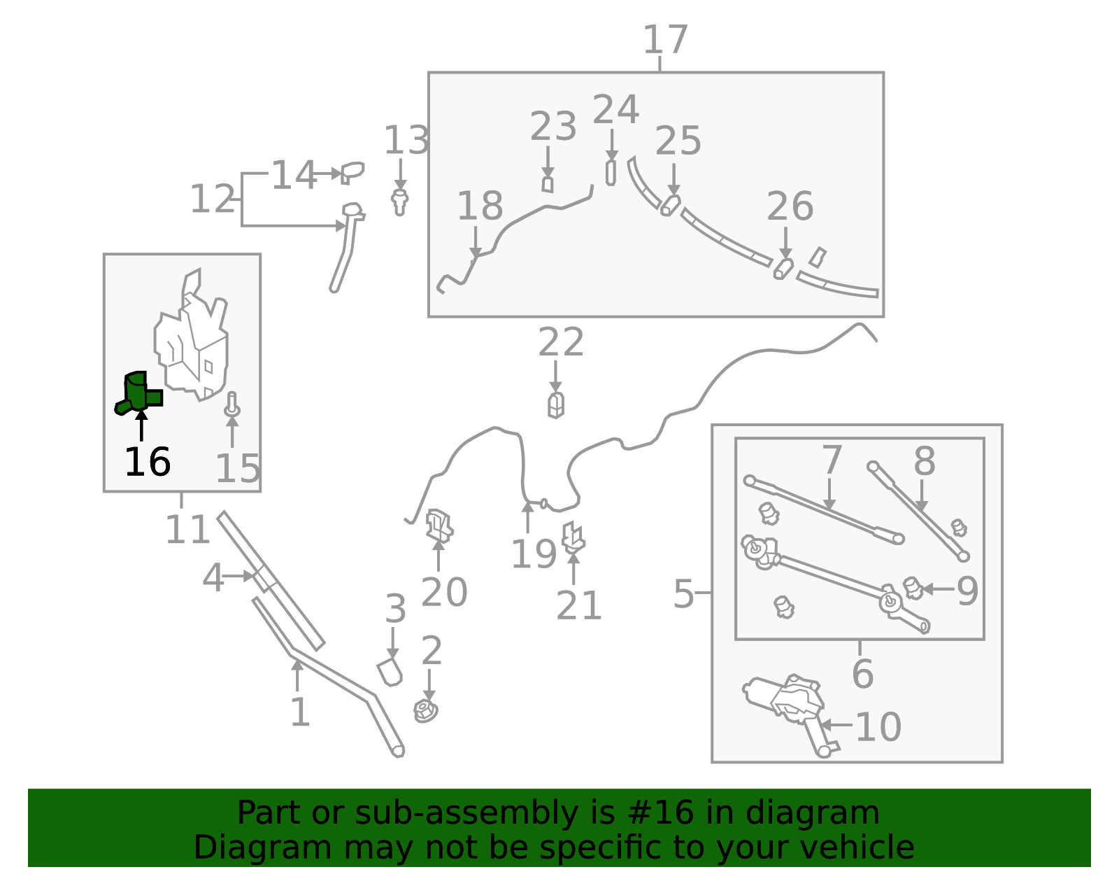 28920-CA000 - High-Quality Windshield Washer Pump for 2008-2020 ...