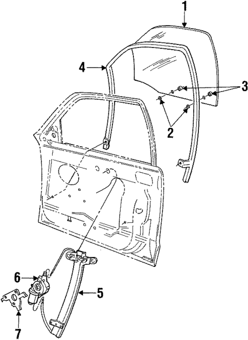 Front Door for 2002 Ford Crown Victoria #0