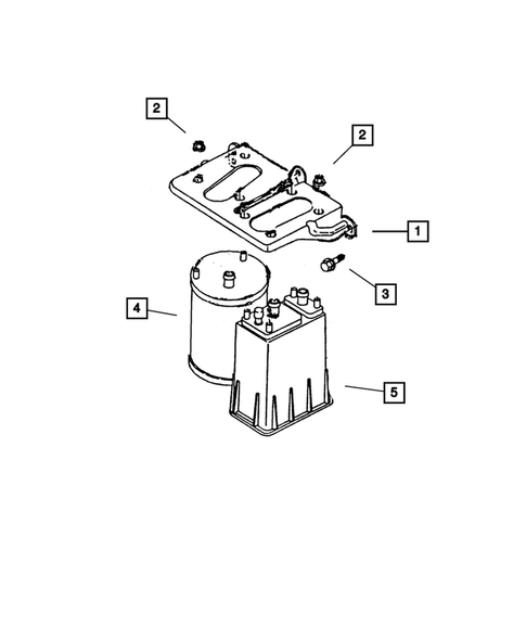 Vacuum Canister for 2002 Dodge Ram 2500 #0