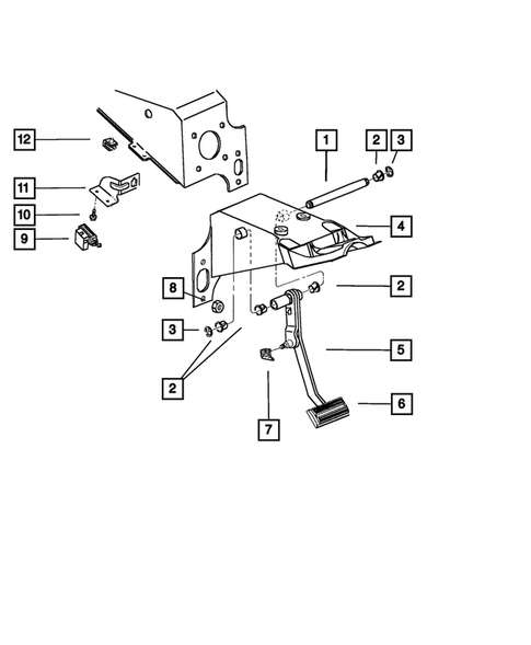 Brake Pedals for 2003 Dodge Durango #0