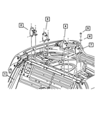 6102122AA - Body Sheet Metal Except Doors: Hex Head Bolt And Washer for Mopar Image image