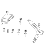 6506080AA - Electrical: Hex Head Screw for Chrysler: Aspen | Dodge: Durango, Ram 1500, Ram 2500, Ram 3500 | Jeep: Grand Cherokee, Liberty, Wrangler, Wrangler JK | Ram: 1500, 1500 Classic, 2500, 3500 Image