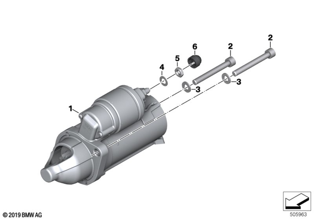 12418414448 - : Starter for BMW-Motorrad Image