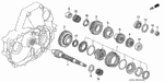 23220PX5A51 - Transmission - Manual: COUNTERSHAFT for Acura Image