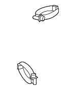 282923A070 - Cooling System: Outlet Tube Clamp for Kia: Optima, Sorento, Soul, Stinger Image
