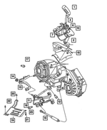 52077671 - Transfer Case Model 231 [DHN]: Fastener for Mopar Image