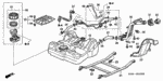91413S5A003 - Electrical/Exhaust/Heater/Fuel: CLAMP, FUEL TUBE (D17.0) for Honda Image