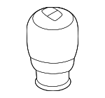 54102T38A00ZA - Body: Shift Knob for Honda Image
