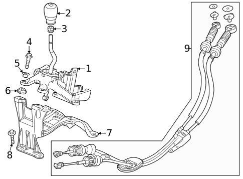 Transmission Shift Lever for 2025 Honda Civic #0
