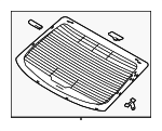 87110F2020 - Body: Back Glass for Hyundai Image