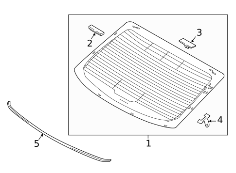Reveal Moldings for 2020 Hyundai Elantra #0