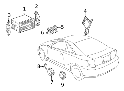 Sound System for 2002 Toyota Celica #0