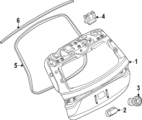 Gate & Hardware for 2025 Lincoln Nautilus #0