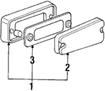 8941167480 - : Lens Gasket for Isuzu Image