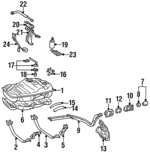 2321716490 - : Fuel Pump Strainer for Toyota: Land Cruiser Image