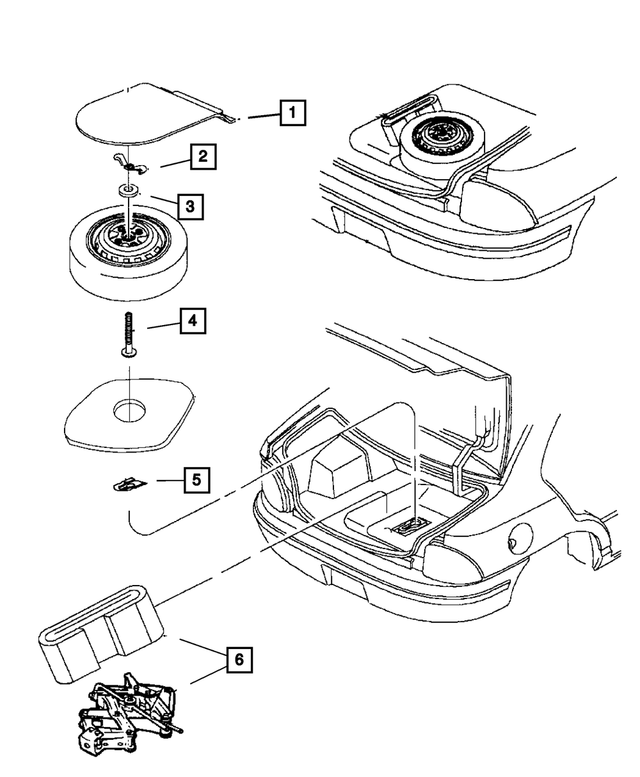 6505589AA - Wheels, Covers and Jacks: Wing Nut for Mopar Image