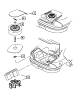 QU37VXLAD - Wheels, Covers and Jacks: Spare Tire Cover for Mopar Image